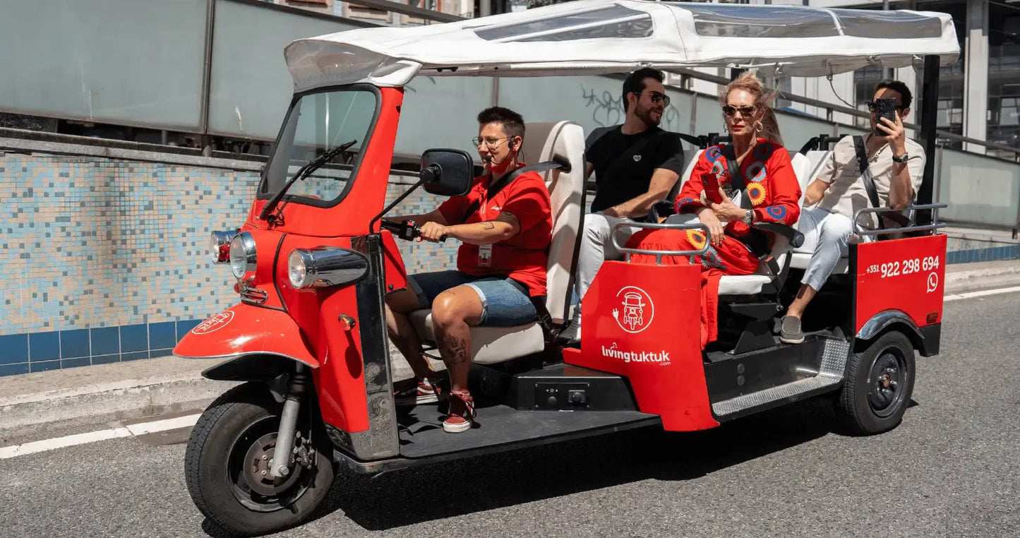 Tuk Tuk Tour of Porto & Wineries & HenStagPortugal Cruise