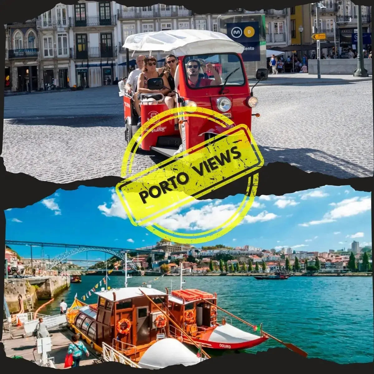 Porto Tuk Tuk & 6 Bridges Cruise by HenStagPortugal
