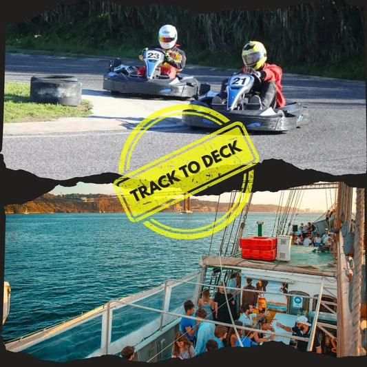 Go-Kart & Boat Party: Sunset Hen & Stag Party in Portugal