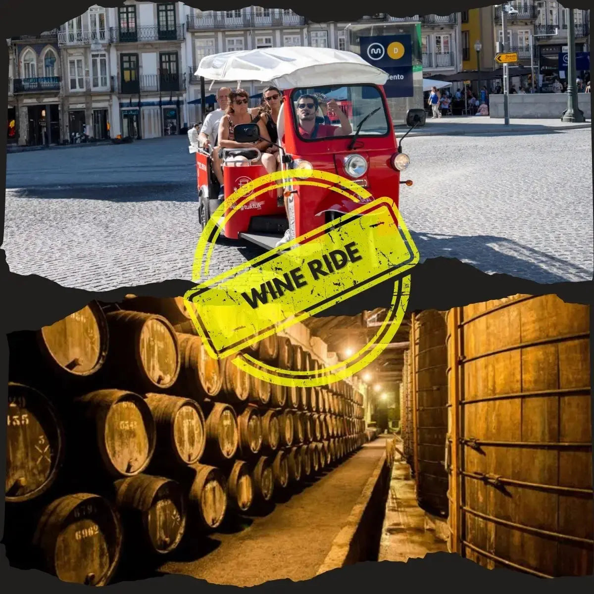 Port Tuk Tuk & Port Wine Cellars HenStagPortugal