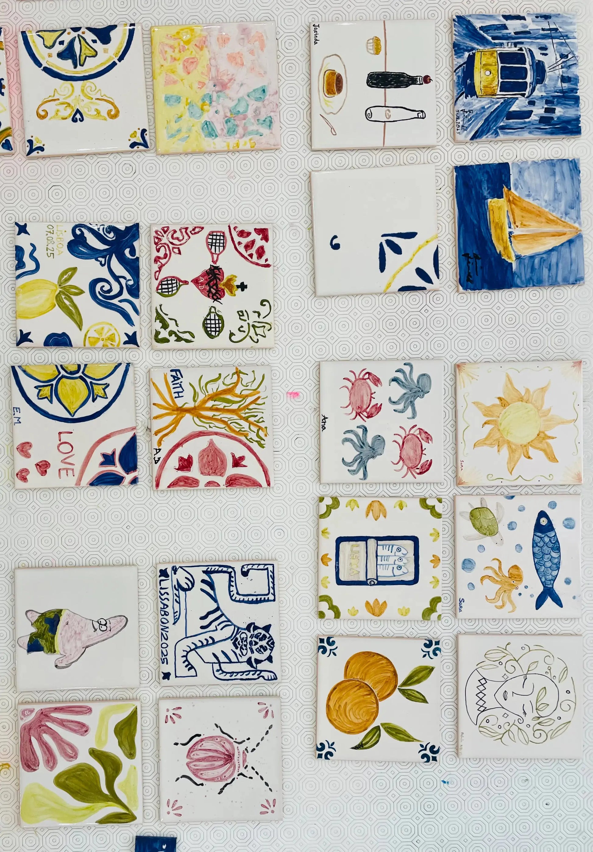 HenStagPortugal Tile Painting Workshop