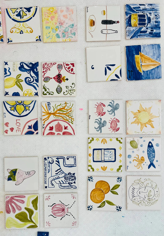 HenStagPortugal Tile Painting Workshop