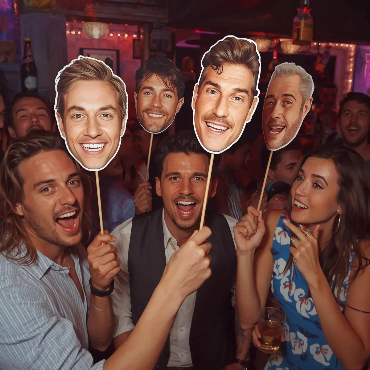 Face on a Stick HenStagPortugal