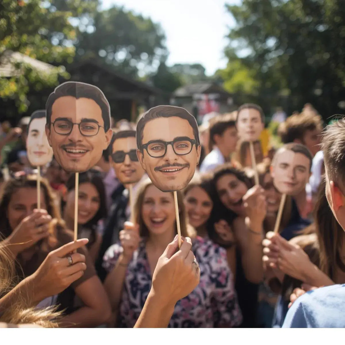 Face on a Stick HenStagPortugal