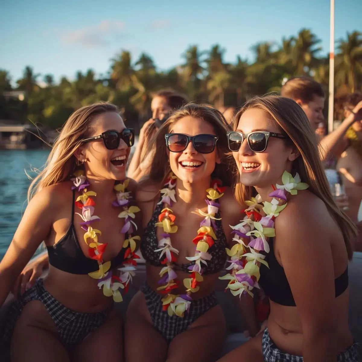 Flower Necklaces HenStagPortugal
