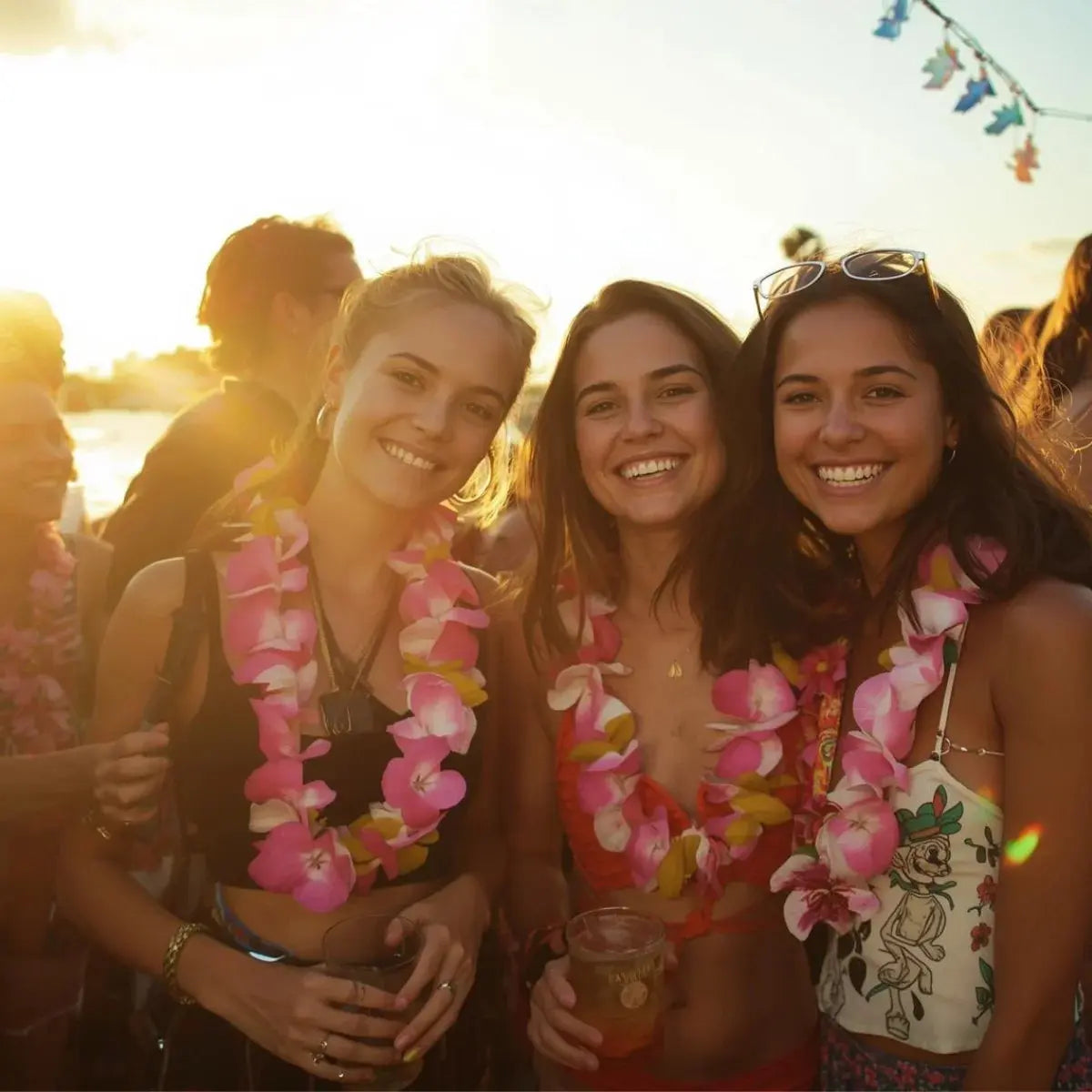 Flower Necklaces HenStagPortugal