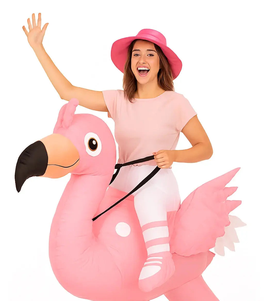 Inflatable Flamingo Costume HenStagPortugal