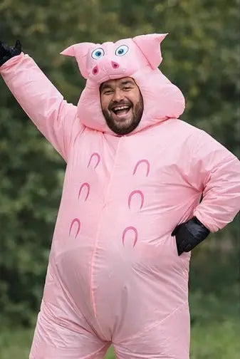 Inflatable Pig Costume HenStagPortugal