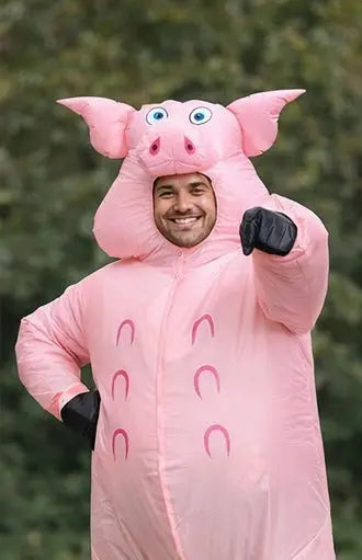Inflatable Pig Costume HenStagPortugal