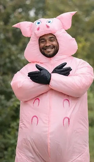 Inflatable Pig Costume HenStagPortugal