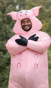 Inflatable Pig Costume HenStagPortugal